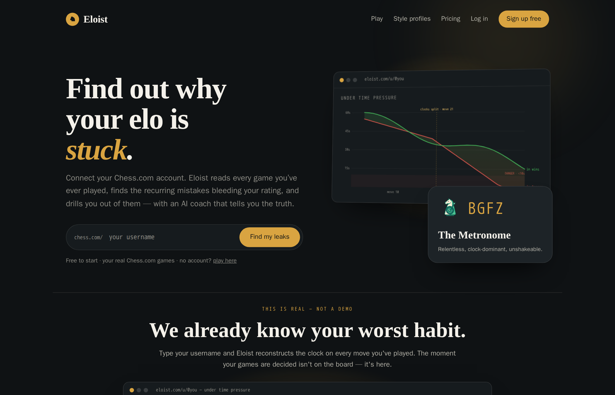 Eloist — find out why your elo is stuck